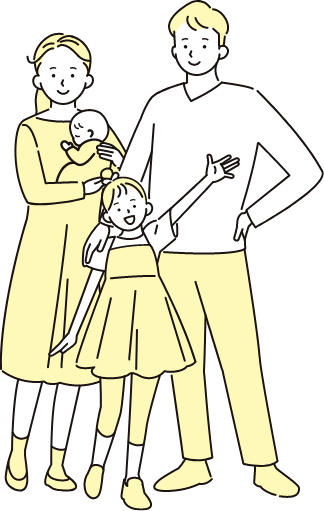 家族のイラスト