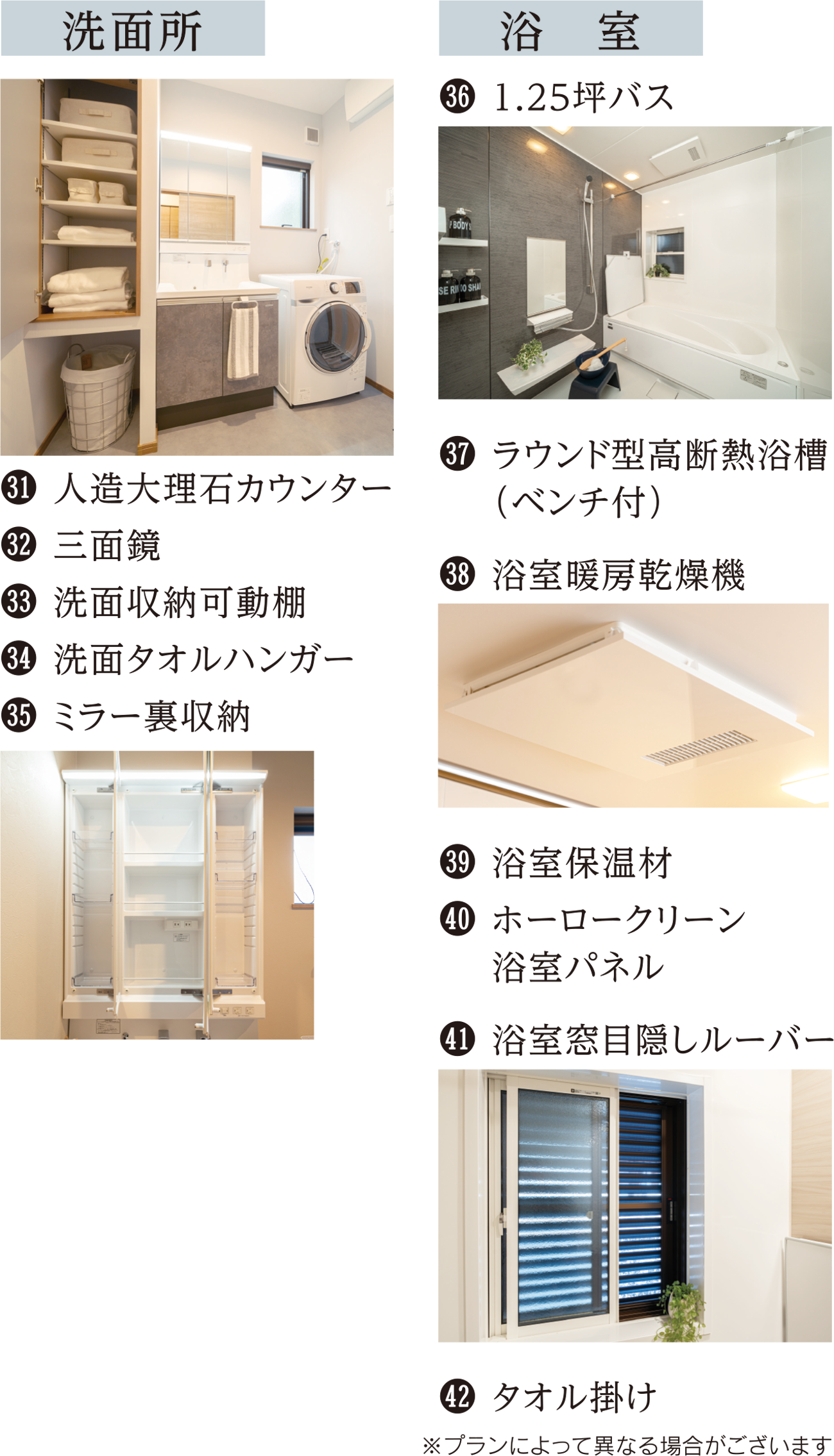 ラインナップ30~42
