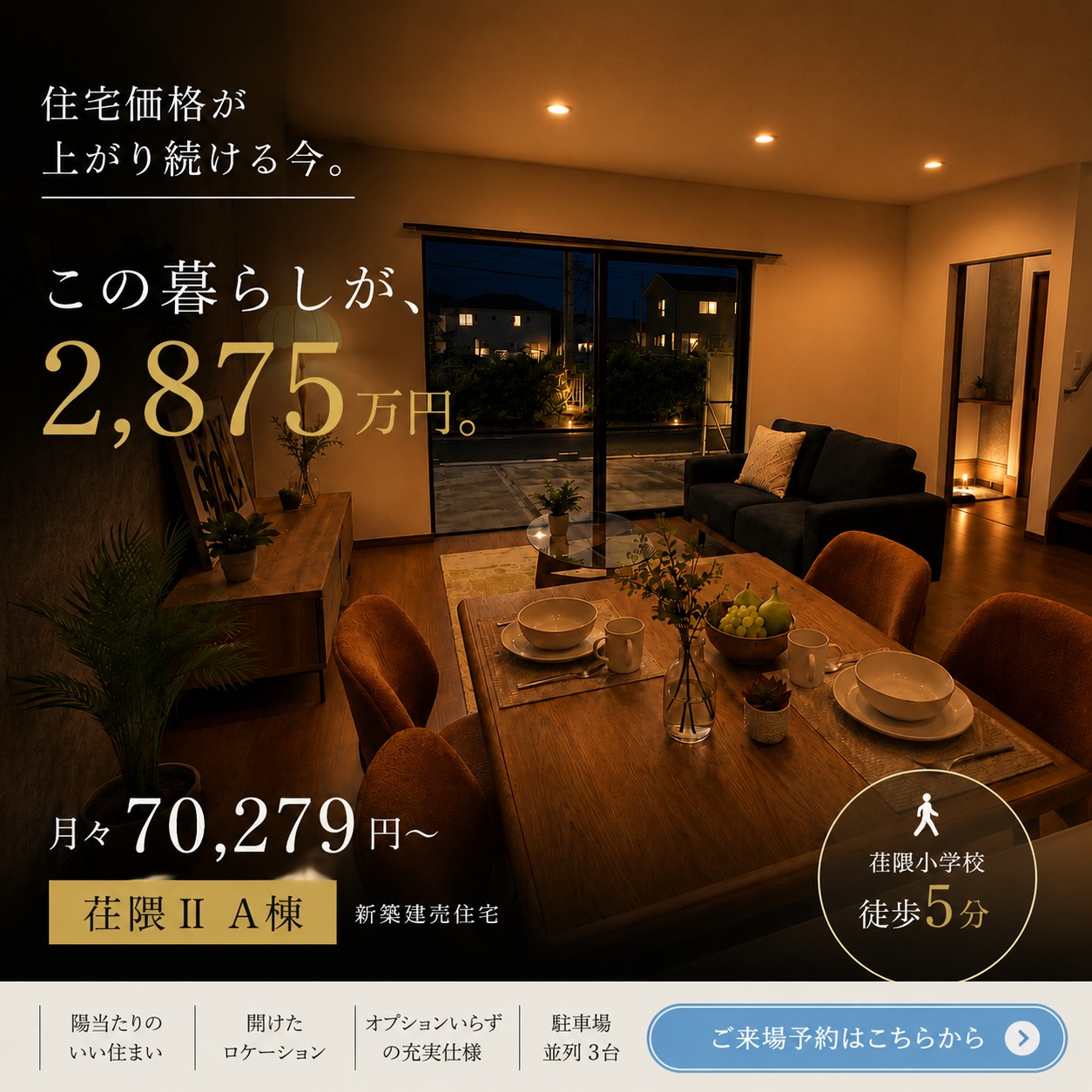 この暮らしが、2,875万円。